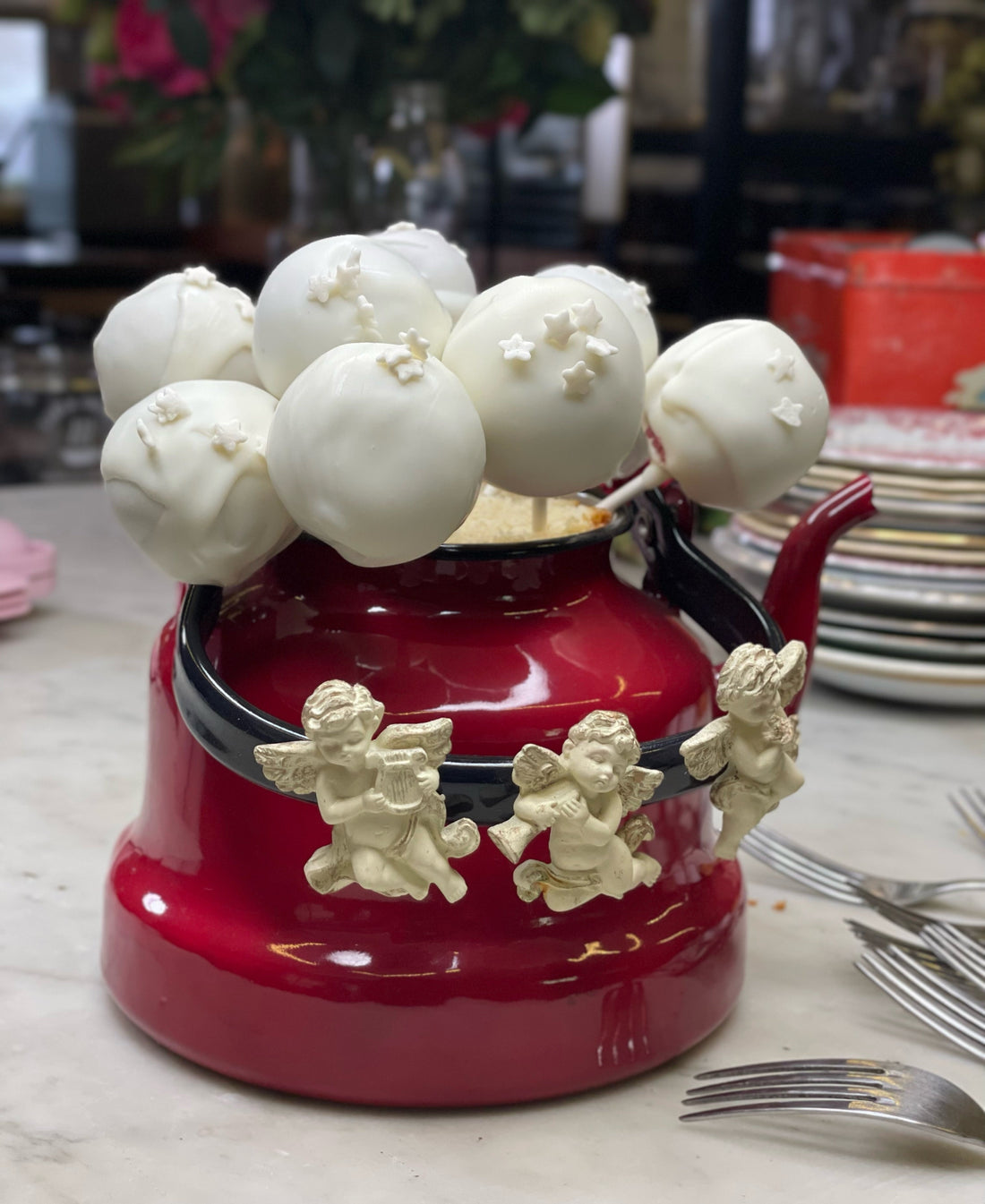 Cake pop navideño