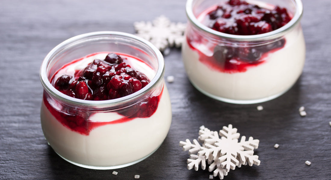 Panna cota frambuesa