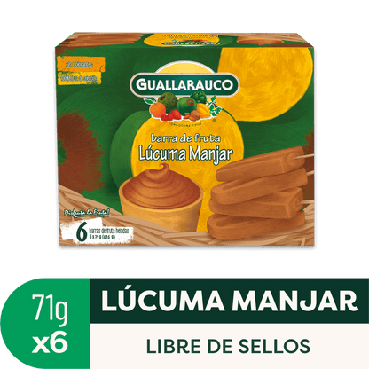 Barra de fruta Lúcuma Manjar x6
