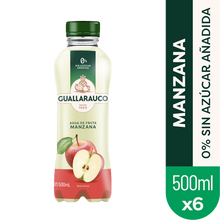 Agua de Fruta Manzana 500ml x6