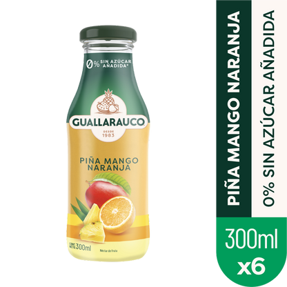 Néctar Piña Mango Naranja 300ml x6