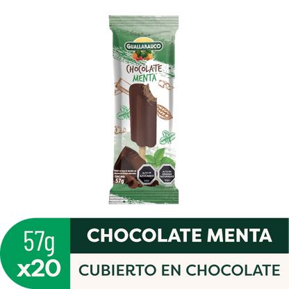 Barra chocolate menta x20