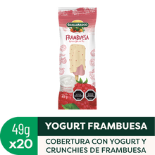Barra de yogurt frambuesa x20