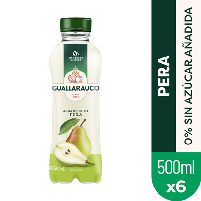 Agua de Fruta Pera 500ml x6