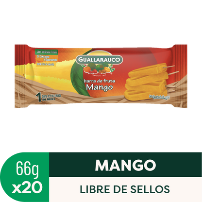 Barra de fruta Mango x20