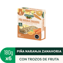 Barra de Cereal Piña Naranja Zanahoria x6