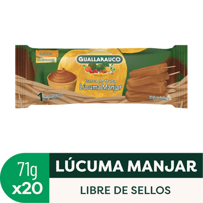 Barra de fruta Lúcuma Manjar x20