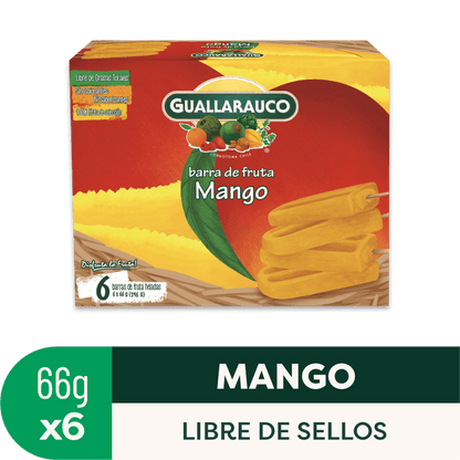 Barra de fruta Mango x6