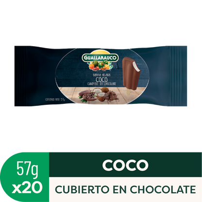 Barra de coco chocolate x20