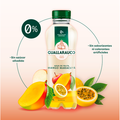 Agua de Fruta Mango Maracuyá 500ml x6