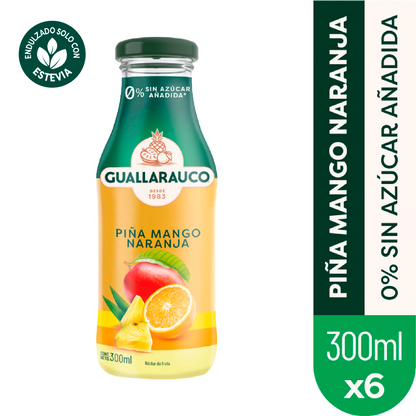 Néctar Piña Mango Naranja 300ml x6