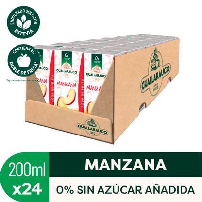 Agua de Fruta Manzana 200ml x24